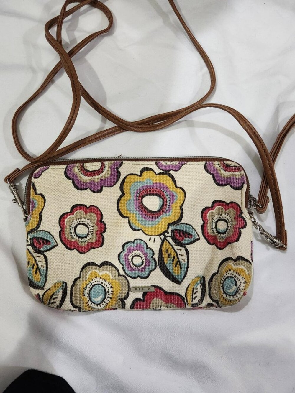 Relic Floral Crossbody Bag Small Canvas Purse Boho Organizer